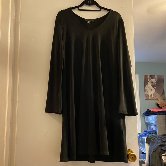Karen Kane Simple Black Dress - Picture 2 of 5